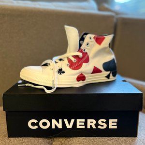 Converse CTAS Hi 'Queen of Hearts' Unisex Sneakers 165669C NWT